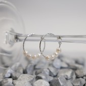 Cercei rotunzi argint cu perle naturale albe Trilogy DiAmanti MS23497EL_W-G